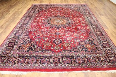 P.ersian Mashad Rug 'Signed' 345x248cm (MESH)