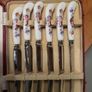Royal Crown Derby Posie butter knives bone china Image 2