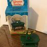 Rare Vintage Green Ornate bedside table and telephone Image 2
