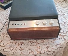 vintage hmv record player