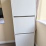 White 3-tier shoe storage cabinet Image 3