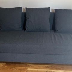 2 x ALVDALEN - 3 Seat sofa bed