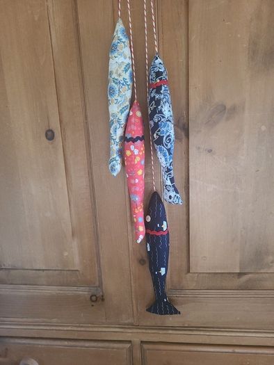 Fabric Fish Hanging