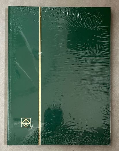Green Lighthouse (Leuchtturm) Stamp Stock book 16 white pages. New and factory sealed.