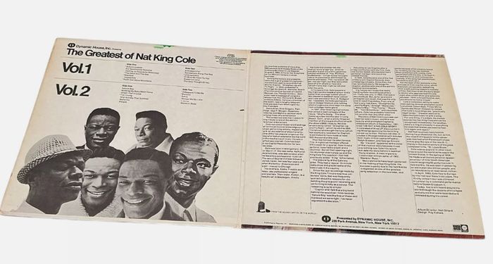 The Greatest of Nat King Cole Vol. 1 and 2 LP