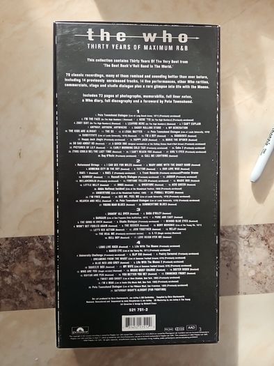 The Who 4CD Boxset  - Thirty Years Of Maximum R&B