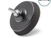 Glass Polish 12003 Spindle Backing Pad, Polishing and Sanding backing plate for electric drill - 75mm