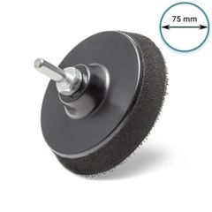 Glass Polish 12003 Spindle Backing Pad, Polishing and Sanding backing plate for electric drill - 75mm