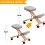 Adjustable ergonomic kneeling stool Image 3