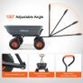 Garden Dump Cart 600 lb with 10in Tyres Image 7