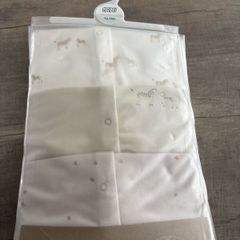 mamas and papas 3 cotton all in one baby grows.