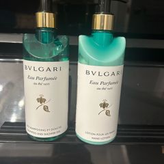Bvlgari Parfumee  The Vert Body Lotion & Hand & Body gel RRP 144