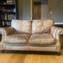Vintage style 2 seater leather sofa Image 3