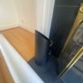 traditional brass fireplace companion set. Image 4