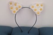 Sunflower cat ears hairband