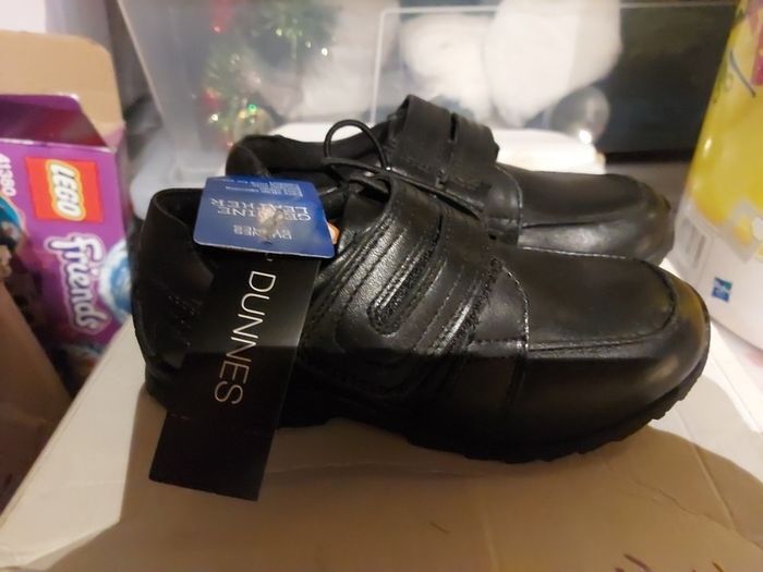 Leather boys shoes size 11 uk