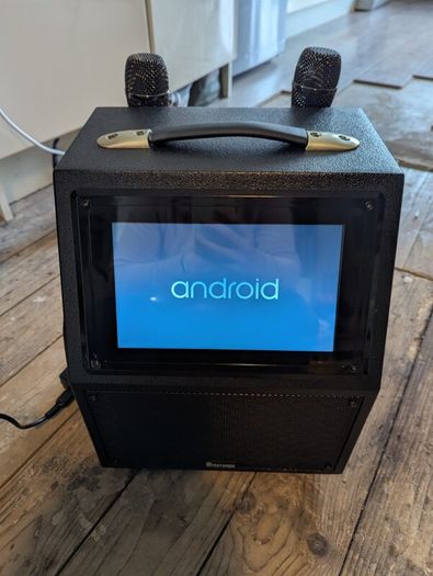 touchscreen karaoke machine
