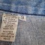 New vintage denim shorts with fringe Image 3