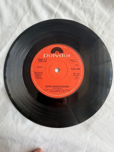 Curated Job Lot of 54 Vintage 7" Vinyl Records - ALL Pressed in Ireland (John Lennon, Pink Floyd, The Kinks)