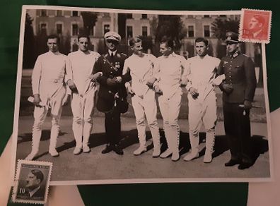German Olympic fencing team 1936,  militaria
