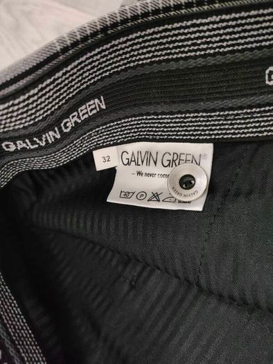 Galvin Green Golf Check Shorts Mens Small W32