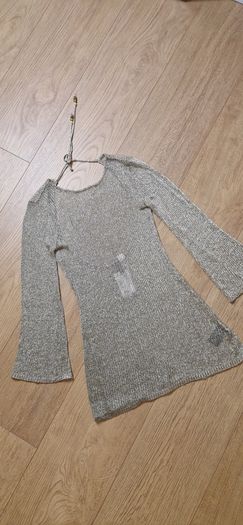 H&M Gold Metallic Cover Up - M