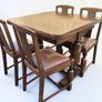 Vintage Table and Chairs X 4 - Extending Image 4