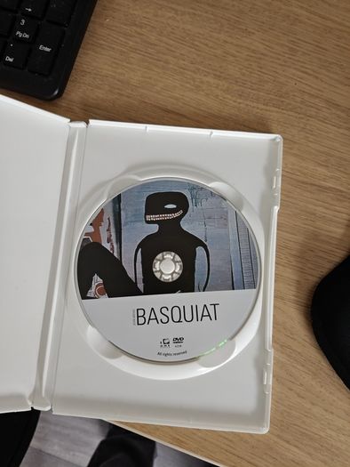 Basquiat DVD - documentary, beautiful disk design