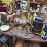 Beautiful Old Large Bronze Colour Horse and Foal Figurine Postage Available Image 10