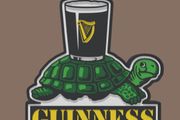 Guinness Retro Style Tortoise Lightbox