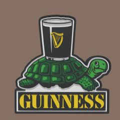Guinness Retro Style Tortoise Lightbox