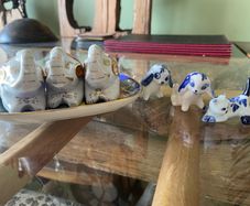 Vintage Elephant Dog Cat Figurine