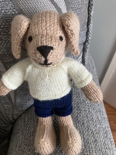 handknit dog