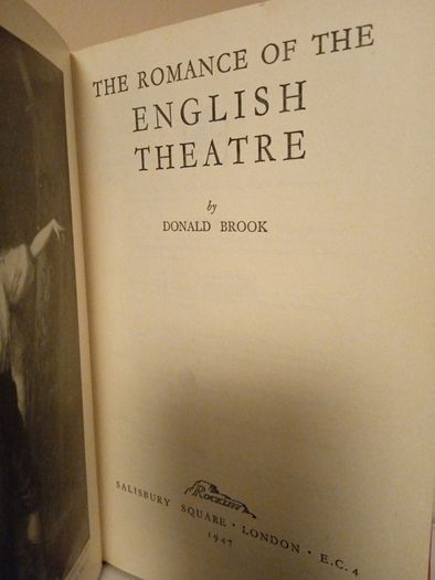 The Romance of the English Theatre by Donald Brook (HQ170)