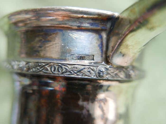 Vintage "A B & S" -Atkin Brothers & Sons, Silver-Plated Mug 1853s