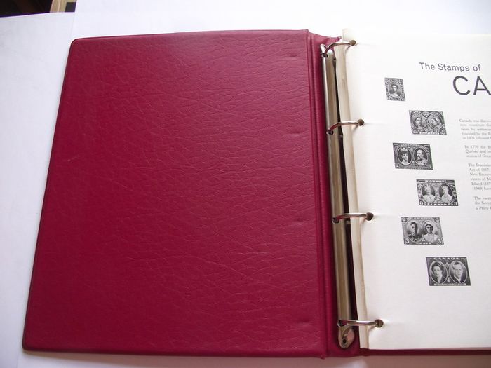 The Stamps of Canada-Loose Leaf Album in binder by Stanley Gibbons