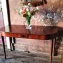 Antique Sheraton inlaid mahogany Console Table Image 2