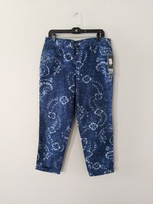 Ralph Lauren Blue Paisley Pants (NEW)