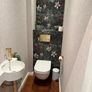 Black flower tiles 600x1200 (47 per m2) (40m2 left) Image 4