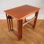 Danish Mid Century Modern Teak Nest Of Tables / B.C. Mobler, Vejle, Denmark, Vintage 1960s Image 3