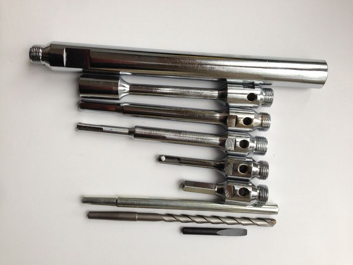 core bit accessories - 1/2" BSP Male-Female Extension 200mm