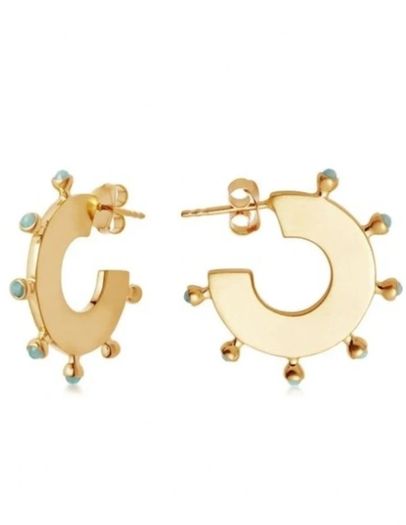Missoma sphere hoop earrings