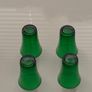 Mid Century green glass liqueur or shot glasses Image 5