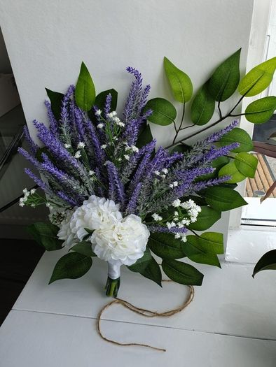 Lavender chair/ pew ends