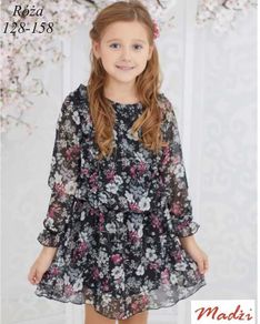 black dress with flower