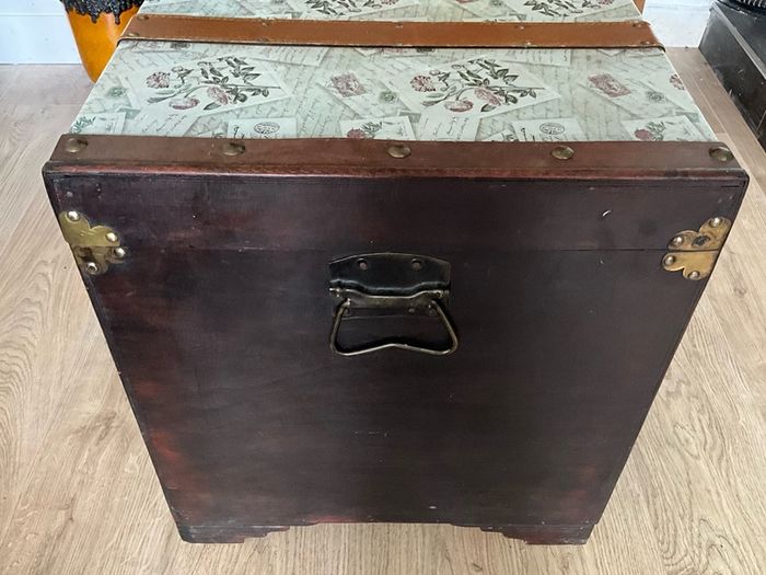 Large Decorative Wooden Trunk