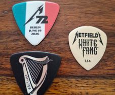 Metallica Dublin Guitar pics