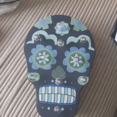 light up hanging sugar skull