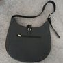 Black faux leather Hand bag Image 4