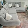 Grey L Shaped 4 Seater Sofa for sale Image 3